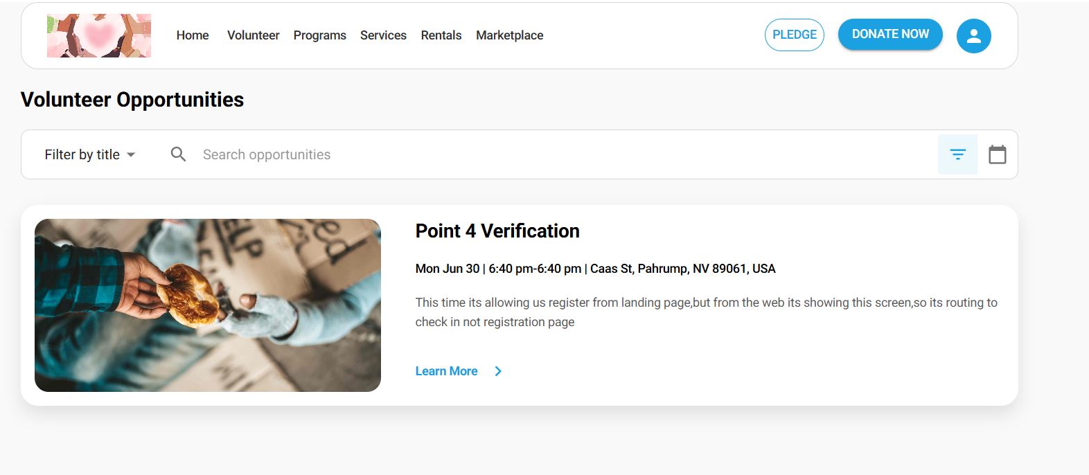 Extensia - Volunteer Management System